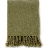Outlet Stanly Plaid 170X130Cm Groen. Huistextiel