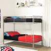 Shop Stapelbed Duotis Ii - 2 X 90 X 190 Cm - Zilver Kinderbed Stapelbed