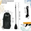 New Sup Board Kraken 366 Cm - Oranje - Incl. Accessoires Watersport