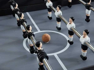 Clearance Tafelvoetbal Lionel Van Mdf - L153 X B77,6 X H96 Cm - Zwart Spel Voor Binnen