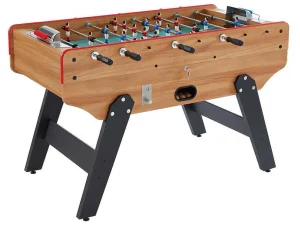 Cheap Tafelvoetbal Met Muntautomaat Henry Van Mdf - L153 X B77,6 X H96 Cm - Eikenkleur Spel Voor Binnen