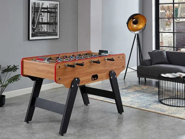 Cheap Tafelvoetbal Paulo Van Mdf - L153 X B77,6 X H96 Cm - Eiken Spel Voor Binnen