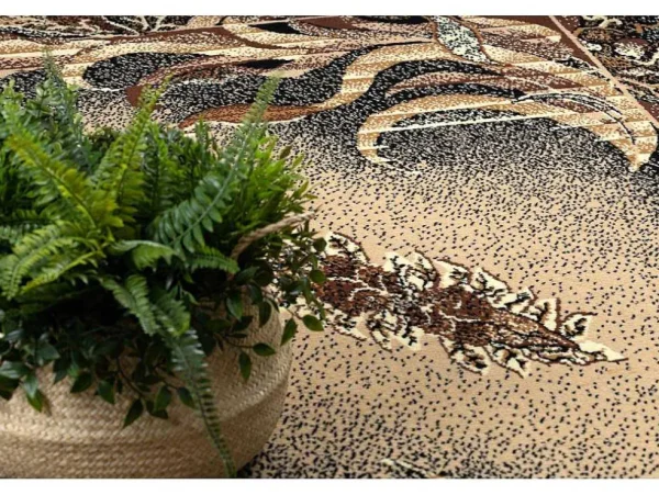 Cheap Tapijt Bcf Morad Lisc Bladeren Agawa Klassiek - Beige 140X200 Cm Groot Tapijt