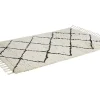Cheap Tapijt Berberstijl Marcus - 100% Wol - 120 X 170 Cm - Beige En Zwart Woonkamertapijt