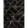Outlet Tapijt Emerald Exclusief 2000 Glamour, Stijlvol Geometrisch, Marmer Zw 120X170 Cm Klein Tapijt