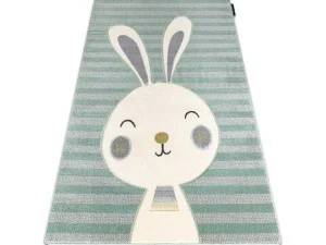 Cheap Tapijt Petit Rabbit Konijn , Konijntje Groen 140X190 Cm Kindervloerkleed