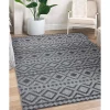 Discount Tapijt Structureel Sole D3852 Boho, Diamanten Plat Geweven, Twee Poolh 200X290 Cm Groot Tapijt