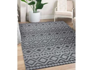 Discount Tapijt Structureel Sole D3852 Boho, Diamanten Plat Geweven, Twee Poolh 200X290 Cm Groot Tapijt