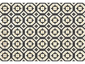 Cheap Tapijt Van Vinyl Met Mozaiekeffect - 120 X 180 - Zwart En Wit - Splita Tapijt Van Vinyl