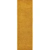 Outlet Tapijt, Vloerbekleding Soffi Shaggy 5Cm Goud - Voor Keuken, Naar De Ga 60X300 Cm Tapijt Hoogpolig