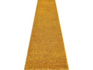 Outlet Tapijt, Vloerbekleding Soffi Shaggy 5Cm Goud - Voor Keuken, Naar De Ga 60X300 Cm Tapijt Hoogpolig