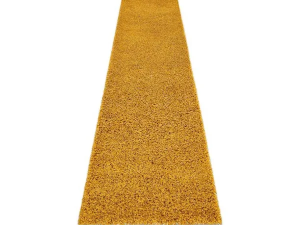 Outlet Tapijt, Vloerbekleding Soffi Shaggy 5Cm Goud - Voor Keuken, Naar De Ga 60X300 Cm Tapijt Hoogpolig