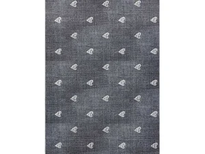 Flash Sale Tapijt Voor Kinderen Hearts Jeans, Gewreven Harten, Kinderen - Grijsk 100X150 Cm Kindervloerkleed