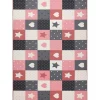 Cheap Tapijt Voor Kinderen Stars Sterren, Sterretje , Rozekleuring / Grijs 100X300 Cm Kindervloerkleed