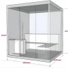 Flash Sale Traditionele Finse Sauna 4/5 Persoons Kolding - 180 X 160 X 200 Cm Finse Sauna