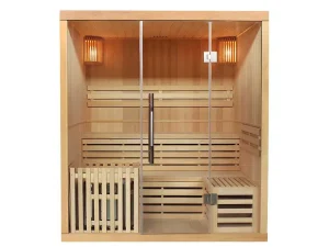 Flash Sale Traditionele Finse Sauna 4/5 Persoons Kolding - 180 X 160 X 200 Cm Finse Sauna