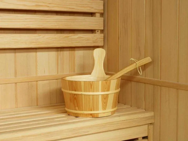Flash Sale Traditionele Finse Sauna Sigtuna - 2 Tot 3 Plaatsen - L150 X L120 X H200 Cm - Met Led Verlichting Finse Sauna
