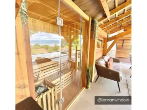 Flash Sale Traditionele Sauna 4/5 Persoons Van Faborg - 200 X 180 X 200 Cm Finse Sauna