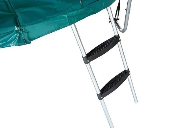 Discount Trampoline Met Binnenbeschermingsnet, Ladder, Hoes En Verankeringsset - D.366 Cm - Wallaby Spel Voor Buiten