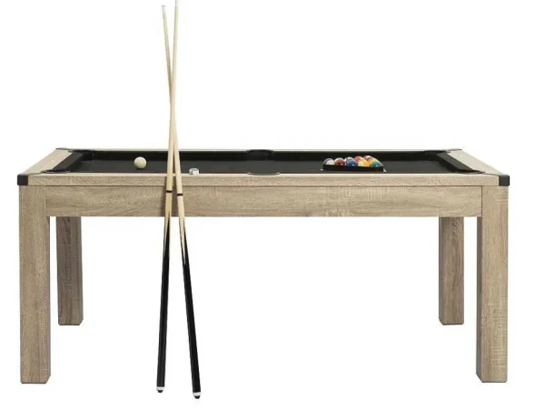 Outlet Transformeerbare Tafel Biljart & Pingpong - Licht Naturelkleurig - L182 X B102 X H80 Cm - Henk Spel Voor Binnen