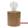 Cheap Trongo Tafellamp, Eik, Rood, 10X10X10 Cm, Lamp
