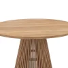 Cheap Tuineettafel Van Teakhout D120 Cm - Licht Naturel - Triani Eettafel