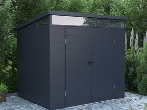 Sale Tuinhuisje Van Antracietgrijs Hars Van 4 M Met Vloer - Minaro Tuinhuis