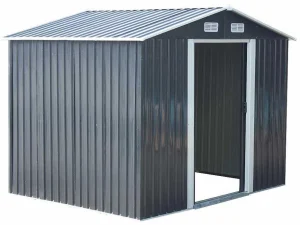 Cheap Tuinhuisje Van Grijs Gegalvaniseerd Staal Manso - 5,2M Tuinhuis
