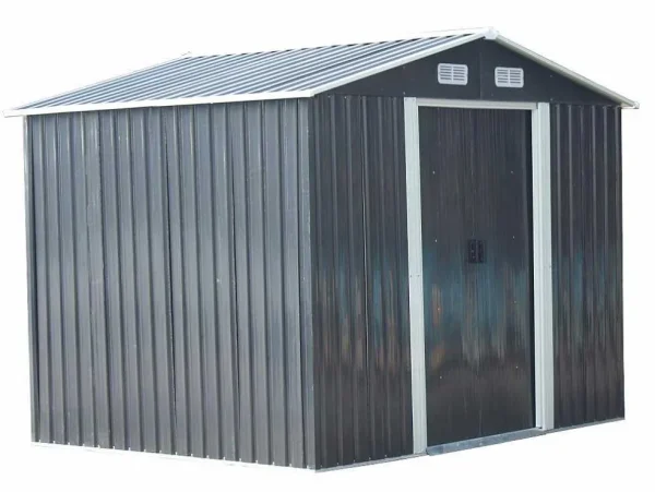 Cheap Tuinhuisje Van Grijs Gegalvaniseerd Staal Manso - 5,2M Tuinhuis