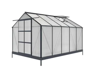 Best Tuinserre Corolle Ii 9 M Van Polycarbonaat - Antraciet Tuinkas