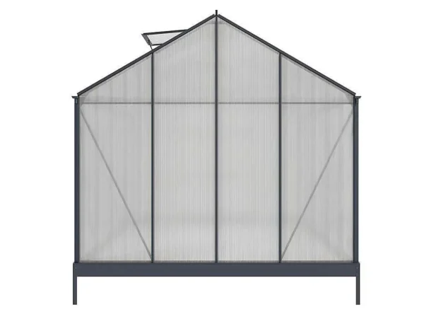 Best Tuinserre Corolle Ii 9 M Van Polycarbonaat - Antraciet Tuinkas
