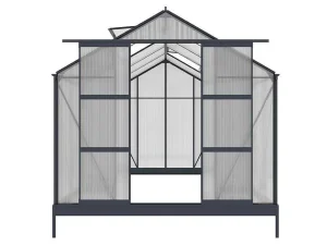 Best Tuinserre Corolle Ii 9 M Van Polycarbonaat - Antraciet Tuinkas