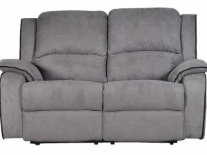 Best Sale Tweezits Relaxbank Microvezel Hernani - Grijs Relaxbanken Met Manuele Relaxfunctie