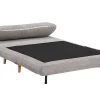 Cheap Tweezits Slaapbank Van Fluweel Ribstof Palula - Lichtgrijs Scandinavisch