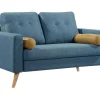 Shop Tweezitsbank Tatum Van Stof - Blauw Scandinavisch