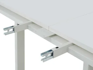 Outlet Uitbreiding Voor Bureau Bank 2 Personen - Wit - L120 Cm - Downtown Kantoormeubilair