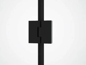 Cheap Vast Douchescherm Met Matzwarte Taatsdeur In Industriele Stijl - 80 X 100 X 190 Cm - Princeton Douchewand