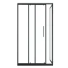 Cheap Vast Douchescherm Met Schuifdeur Met Industriele Stijl - Mat Zwart - 120 X 80 X 195 Cm - Toroni Douchewand
