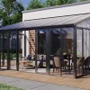 Best Sale Veranda Van Aluminium En Polycarbonaat Met Uv-Bescherming - 15,8 M - Antraciet - Mathilda Prieel, Pergola, Gazebo En Kiosk