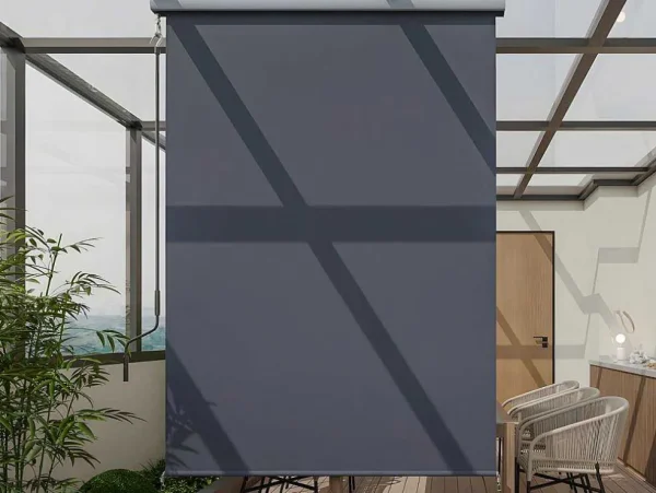 Discount Verduisterend Rolgordijn Met Bak Van Aluminium En Textiel L1,6 X H2,5 M - Passoe Buitenzonwering