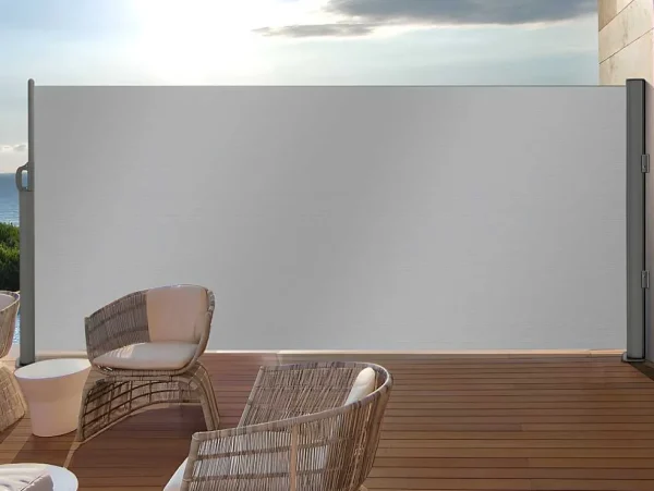 Cheap Verduisterend Textiel Paneel Suela - Grijs - Uittrekbaar - L300 X H180 Cm Afscherming En Omheining