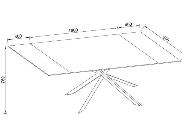 Shop Verlengbare Eettafel 6 Tot 10 Plaatsen Van Keramiek En Metaal - Wit Marmereffect En Antraciet - Corema Van Eettafel