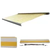 Discount Vervangingshoes Voor Luifel H123, Acryl Geel-Wit Buitenzonwering