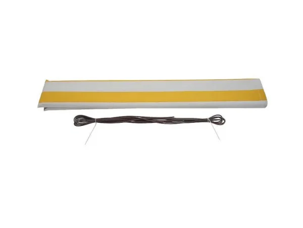 Discount Vervangingshoes Voor Luifel H123, Acryl Geel-Wit Buitenzonwering