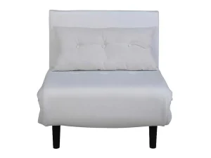 Cheap Vicky Slaapbank ,Fauteuil Wit. Uitklapbare Fauteuil