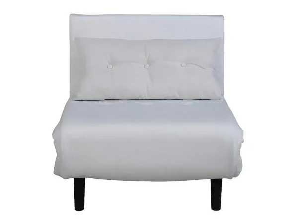 Cheap Vicky Slaapbank ,Fauteuil Wit. Uitklapbare Fauteuil