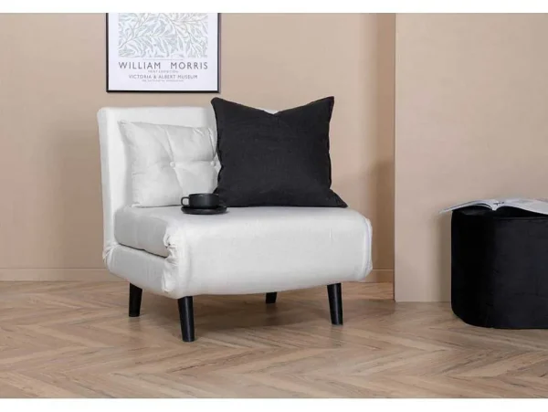 Cheap Vicky Slaapbank ,Fauteuil Wit. Uitklapbare Fauteuil