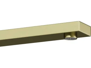 Cheap Vierkante Hoge Mechanische Mengkraan - H29,5 Cm - Goud Met Satijnglans - Vipava Kraan