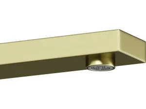 Flash Sale Vierkante Mechanische Mengkraan - H15,7 Cm - Goud Met Satijnglans - Vipava Kraan