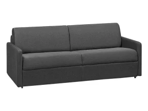 Best Vierzits Express Bedbank Van Stof Calife - Grijs - Slaap Afmeting 160 Cm - Matras 22 Cm 2En 3-Zitsbank